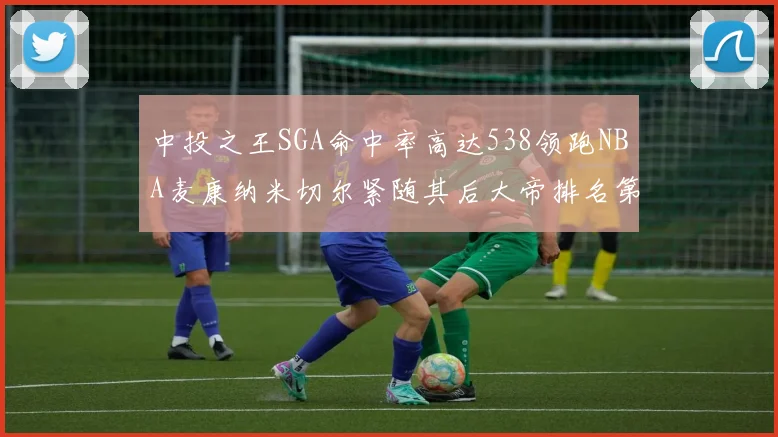 中投之王SGA命中率高达538领跑NBA麦康纳米切尔紧随其后大帝排名第七